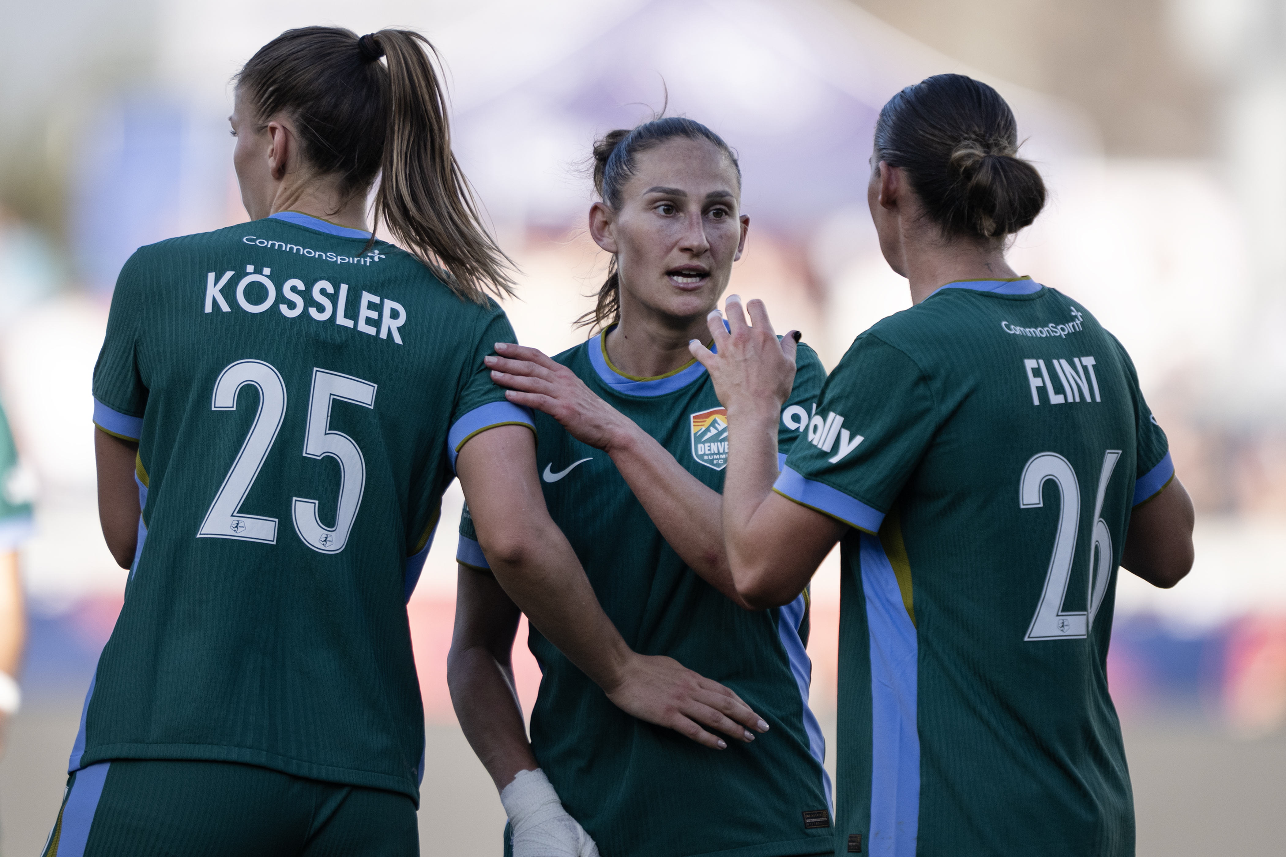 Kaleigh Kurtz (3), Melissa KÃ¶ssler (25) and Natasha Flint (26)...
