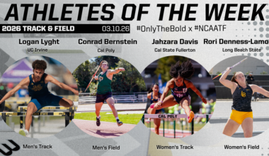 UC Irvine's Lyght, Cal Poly's Bernstein, Cal State Fullerton's Davis and Long Beach State's Denness-Lamont Collect First Weekly Honors of the Season