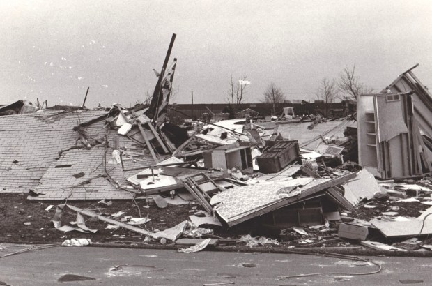 tornado debris