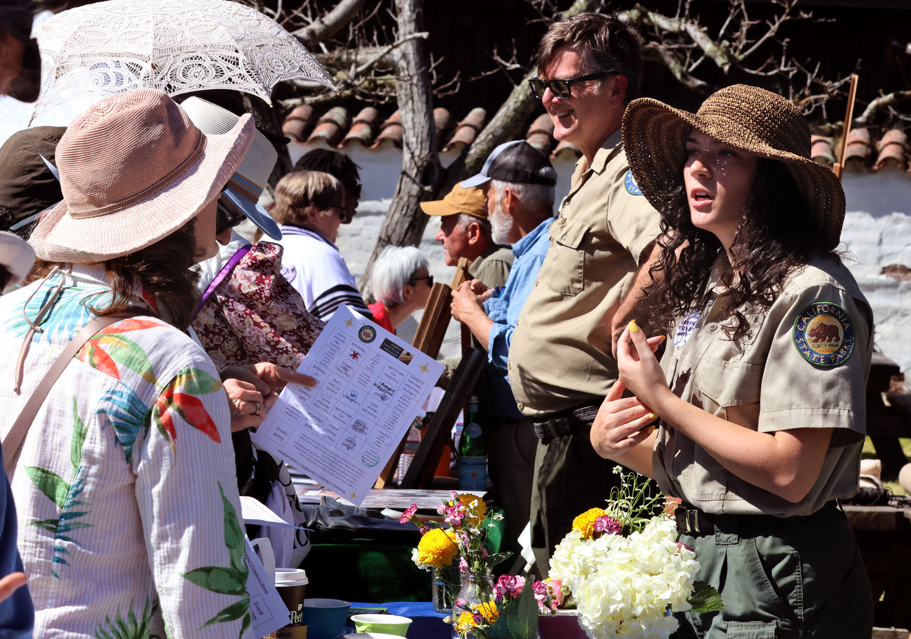 Sara D'Ambrogia, park interpreter for Samuel P. Taylor State Park,...