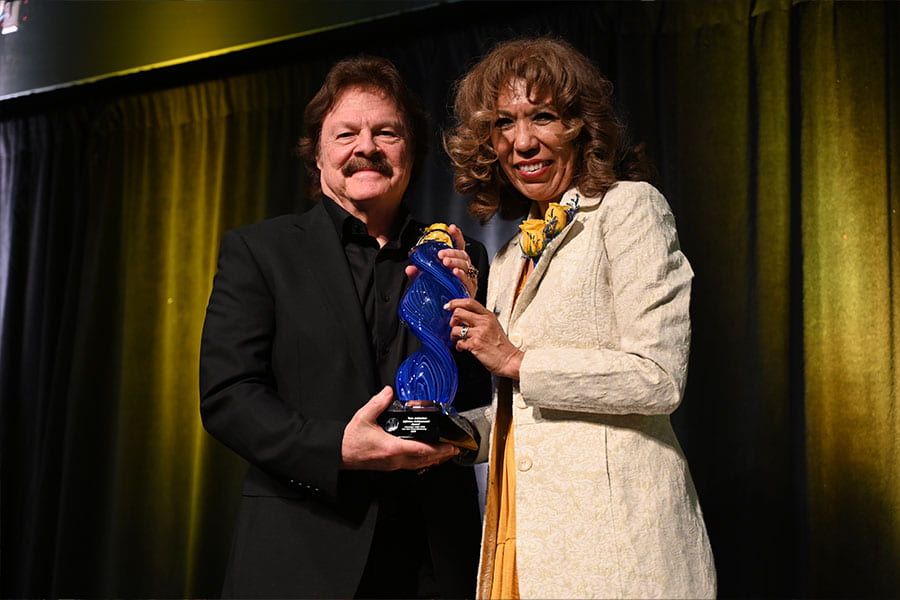 Tom Johnston, The Doobie Brothers, SJSU, Distinguished Alumni, Spartans of Significance, SJSU President Cynthia Teniente-Matson