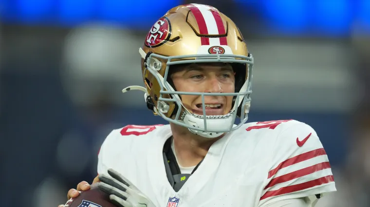 San Francisco 49ers predicted to lose Mac Jones to intriguing AFC team for Aaron Rodgers reason image