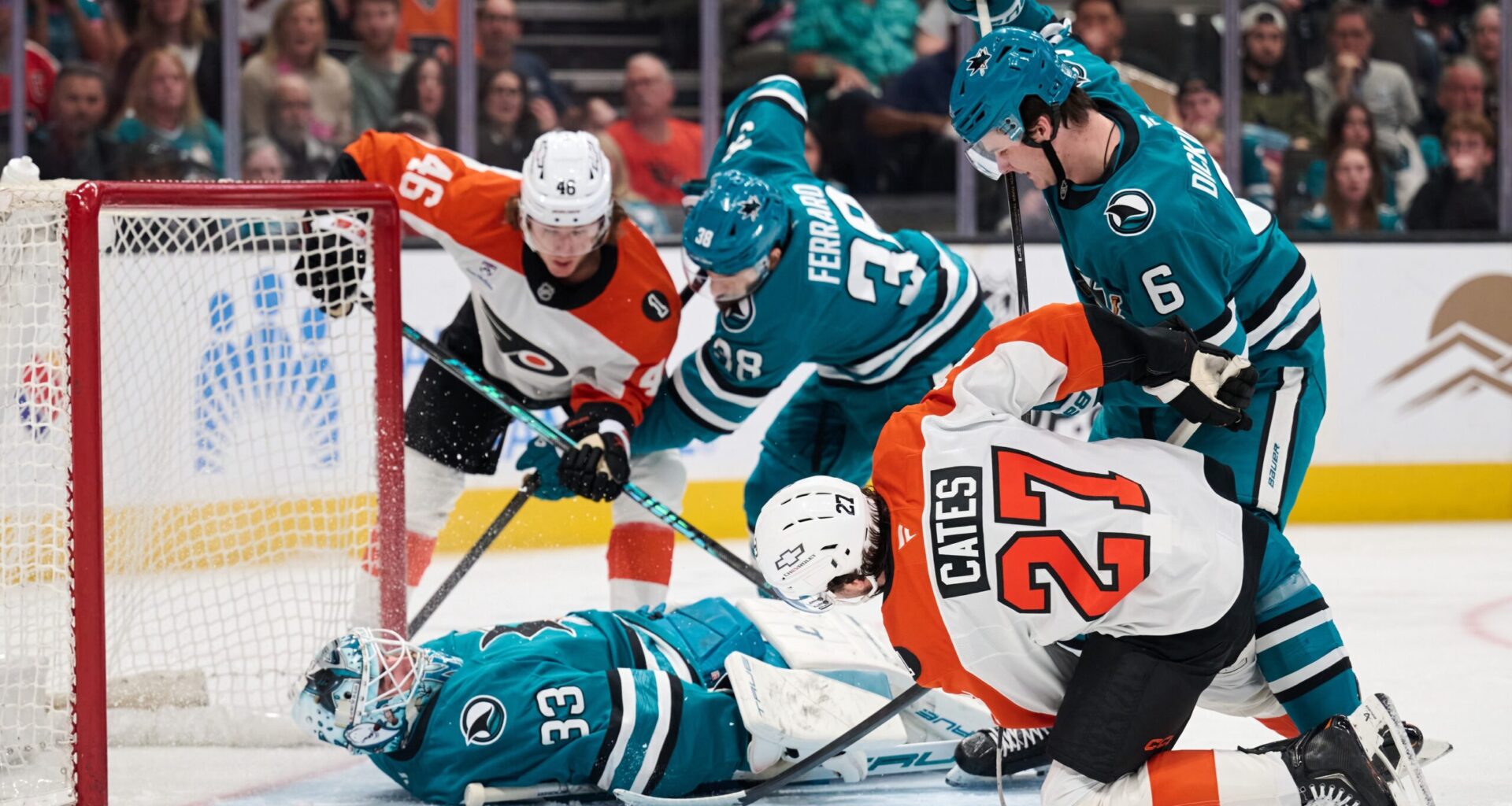 Takeaways: Flyers bite San Jose 4-1, sweeping West Coast trek and staying alive