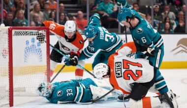 Takeaways: Flyers bite San Jose 4-1, sweeping West Coast trek and staying alive