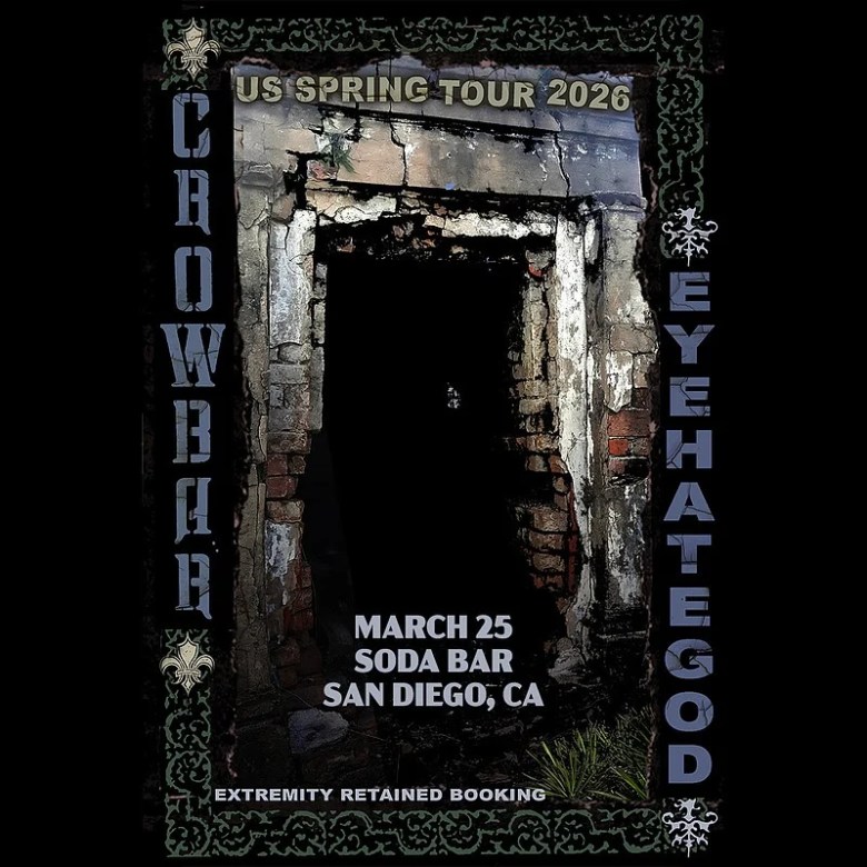 Poster for Crowbar/Eyehategod US Spring Tour