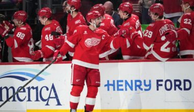 Red Wings' Dylan Larkin returns for big game vs. Senators