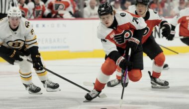 “Every game is important, and every team’s pushing for that extra point," Flyers forward Owen Tippett says "... They’re all important games.”