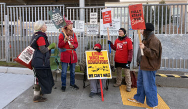 California teachers on the picket line amid shrinking school budgets