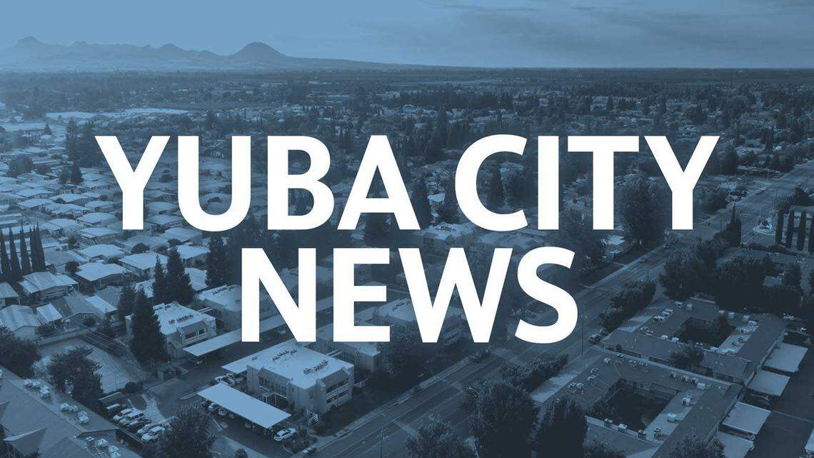 Yuba City news: An aerial photo Yuba City with the Sutter Buttes in the distance.
