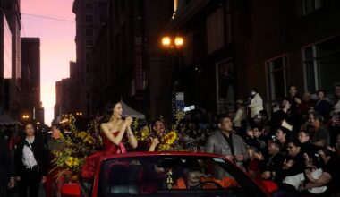 Olympian Eileen Gu heads up annual Chinese New Year parade in her native San Francisco