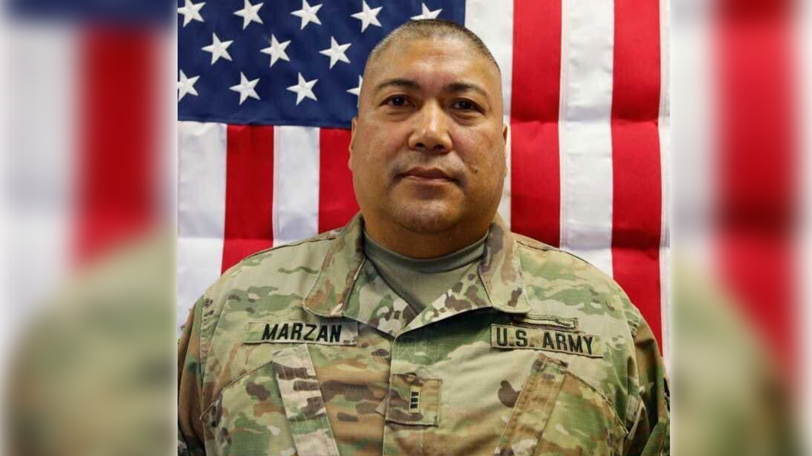 Chief Warrant Officer 3 Robert M. Marzan, 54, of the U.S. Army Reserve.