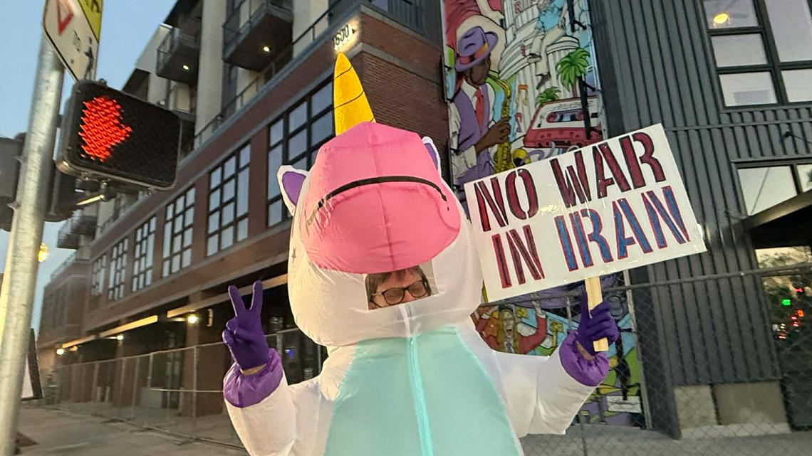 Sacramento protesters denounce U.S. strikes on Iran as conflict intensifies