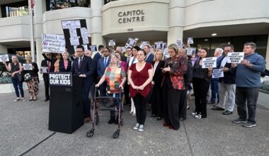 Parole board hears review for convicted sexually violent predator's potential release amid community and leader opposition