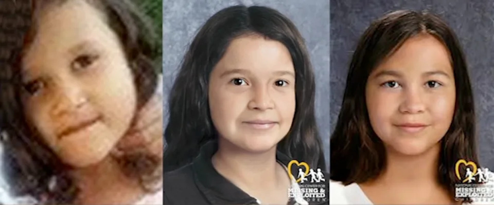 Karen Rojas, who was kidnapped in 2020 when she was just 5 years old, has been found safe in North Carolina (National Center for Missing and Exploited Children)