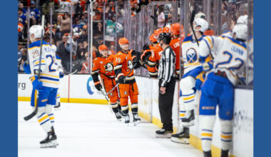 Ducks' Terry scores in OT for 6-5 victory that ends road winning streak for Lyon and Sabres