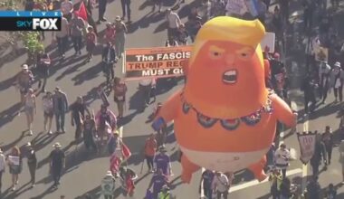 No Kings rally in Los Angeles draws thousands before 74 arrested in later clashes