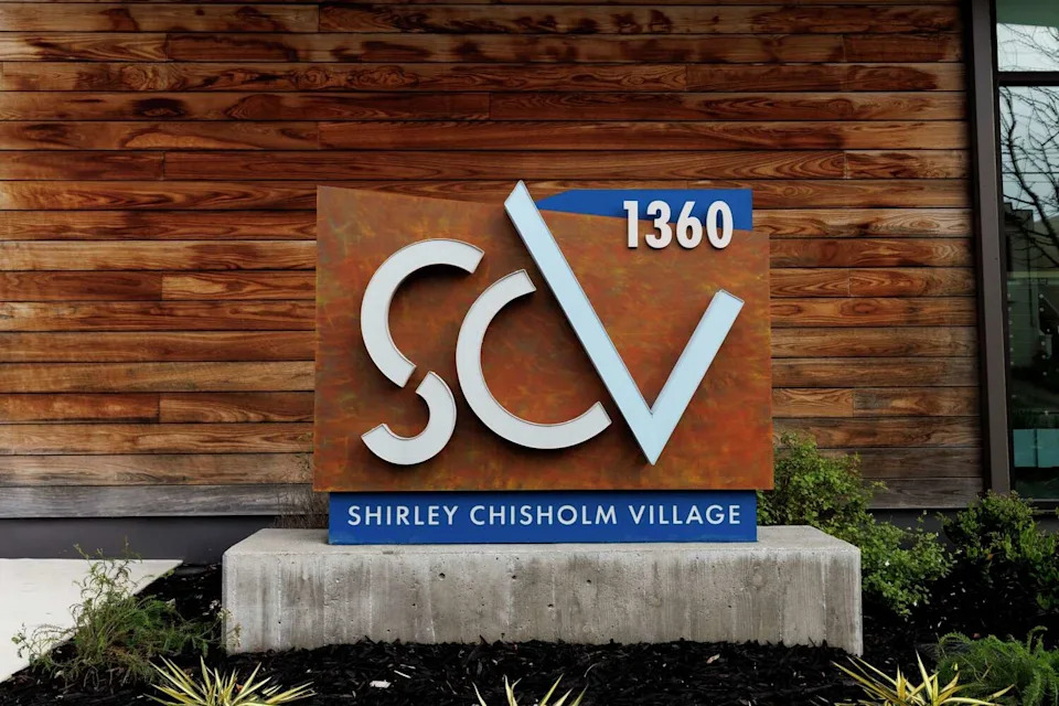 The Shirley Chisholm Village in San Francisco was finished in 2024. (Santiago Mejia/S.F. Chronicle)