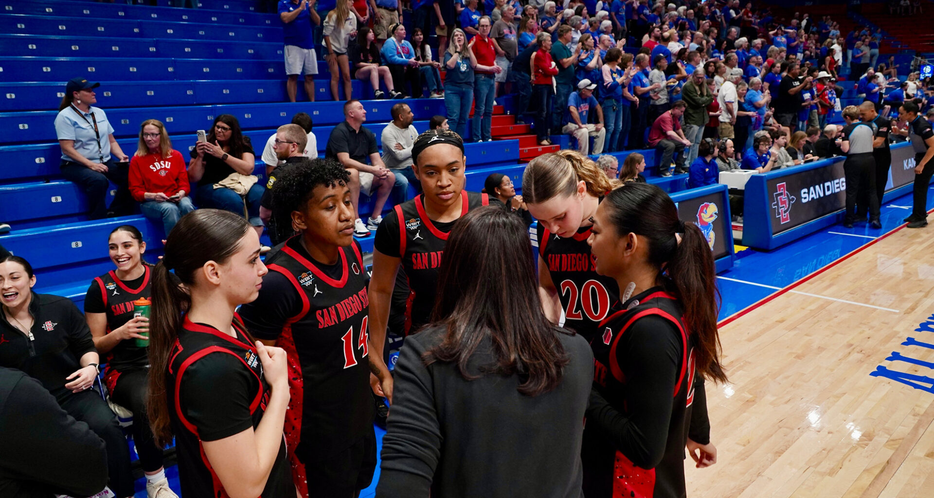 Aztecs' Season Ends in WBIT Quarterfinals at Kansas