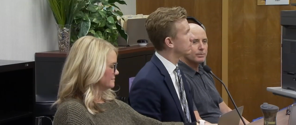 people sitting in court