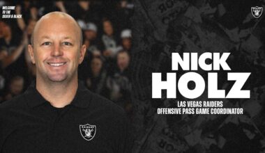 Raiders Name Nick Holz as New Offensive Passing Game Coordinator