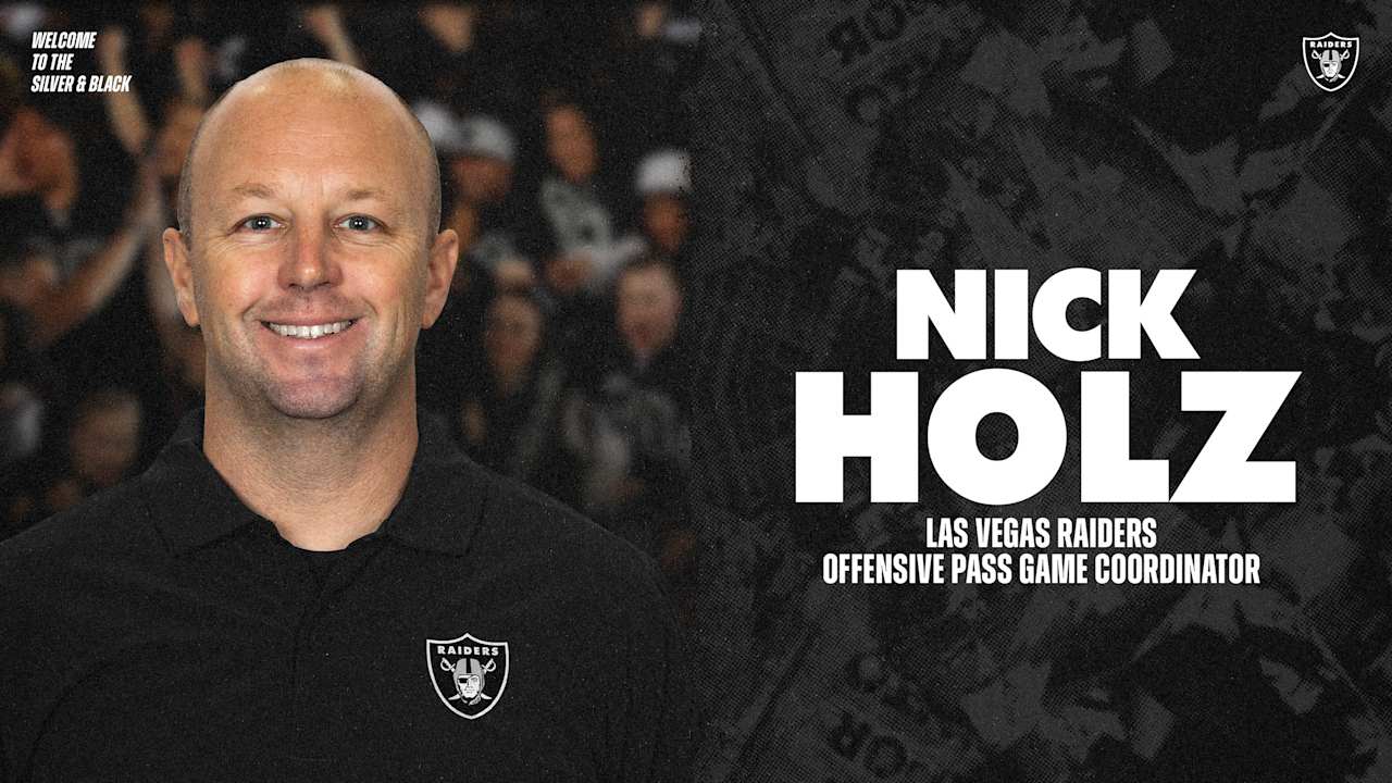 Raiders Name Nick Holz as New Offensive Passing Game Coordinator