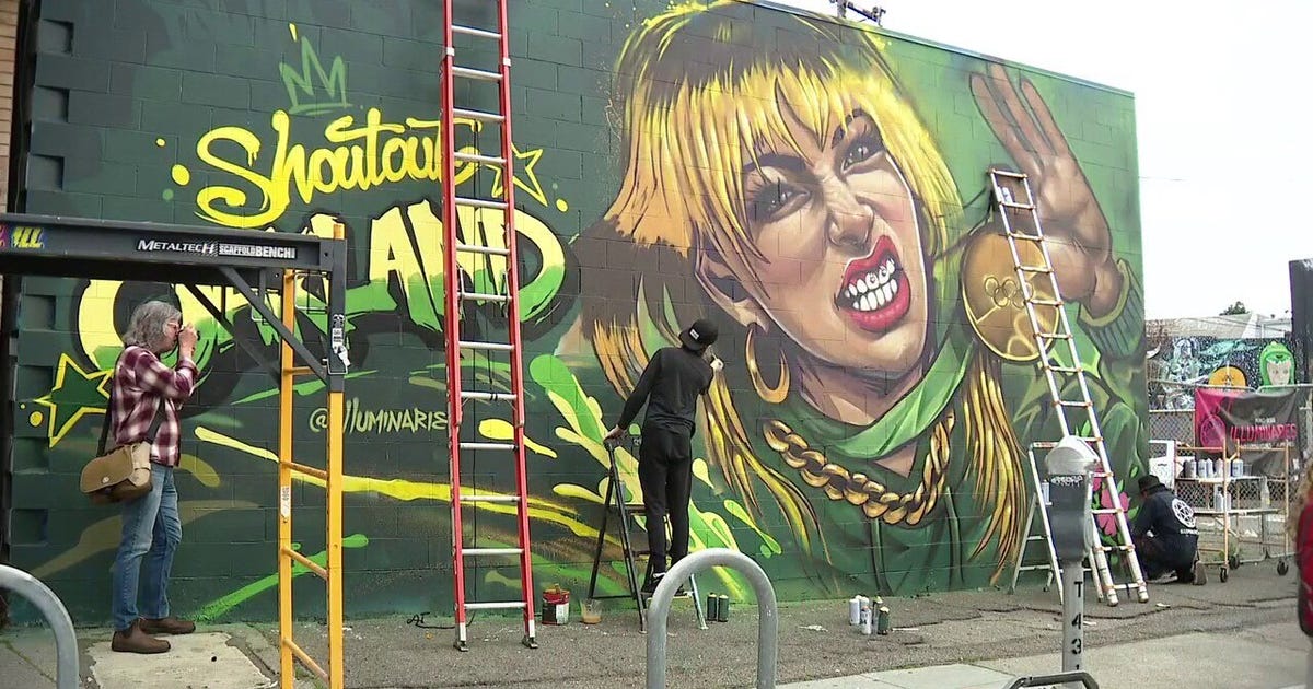 'Super dope' Alysa Liu mural in Oakland serves as inspiration