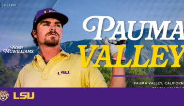 No. 6 LSU Men’s Golf in California for Pauma Valley Invitational – LSU
