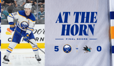 At the Horn | Sabres 5 - Sharks 0