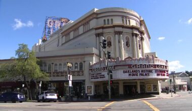 <div>A bag of popcorn at the Grand Lake Theatre.</div>