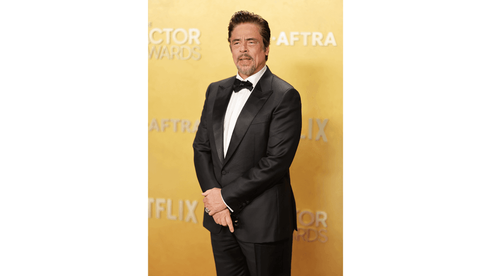 Benicio del Toro attends the 32nd Annual Actor Awards at Shrine Auditorium and Expo Hall on March 01, 2026 in Los Angeles, California. (Photo by Neilson Barnard/Getty Images)