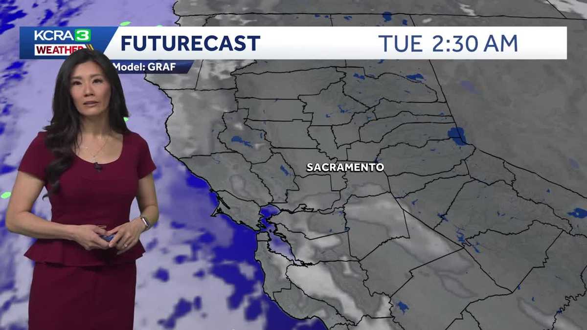 Cooler Sunday with a chance of showers