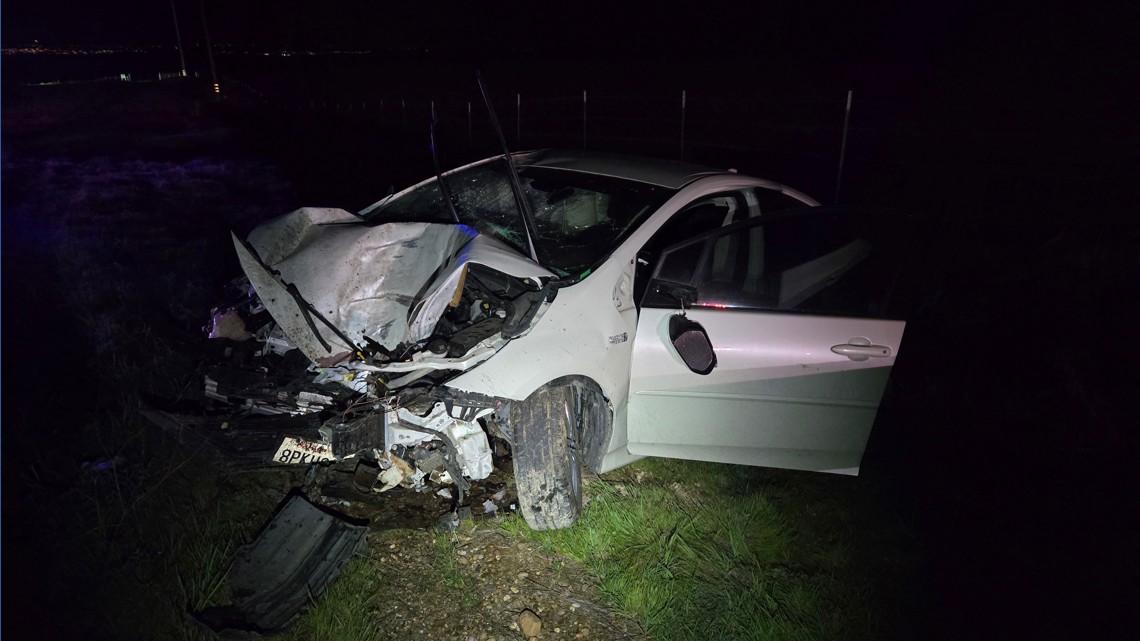 Traffic Collision knocks over power pole