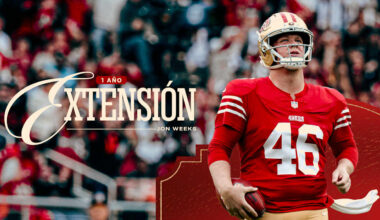 Los 49ers Firman a LS Jon Weeks a una Extensión de Un Año