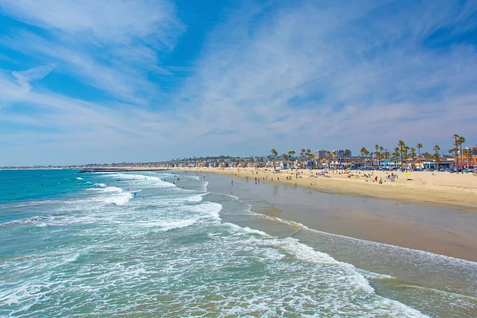 Newport Beach in CaliforniaCredit: Getty