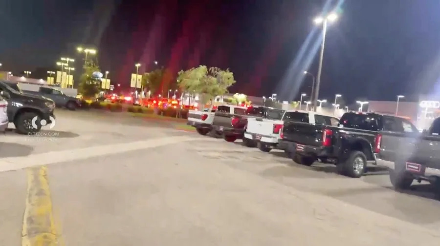 Flames erupt at Audi dealership