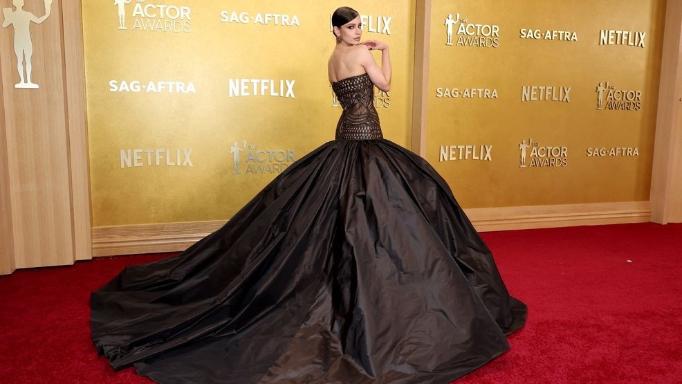 Sofia Carson attends the 32nd Annual Actor Awards at Shrine Auditorium and Expo Hall on March 01, 2026 in Los Angeles, California. (Photo by Amy Sussman/Getty Images)