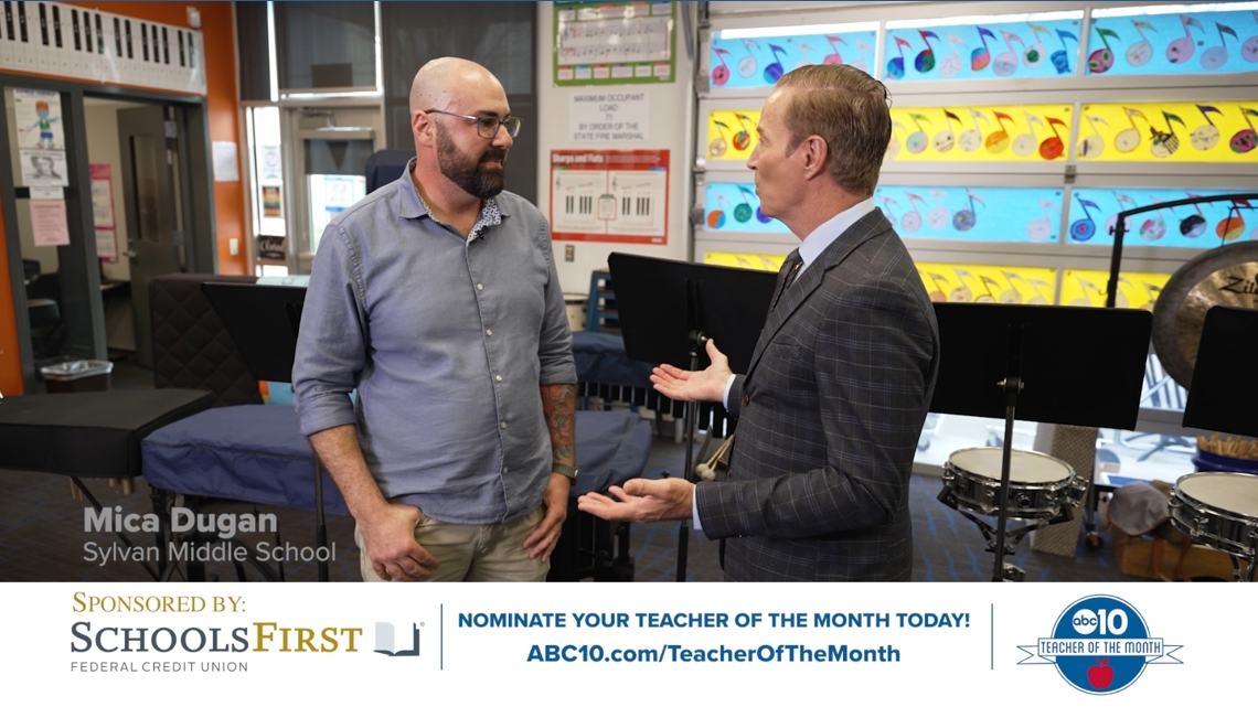 March 2026: ABC10’s Teacher of the Month is Mica Dugan