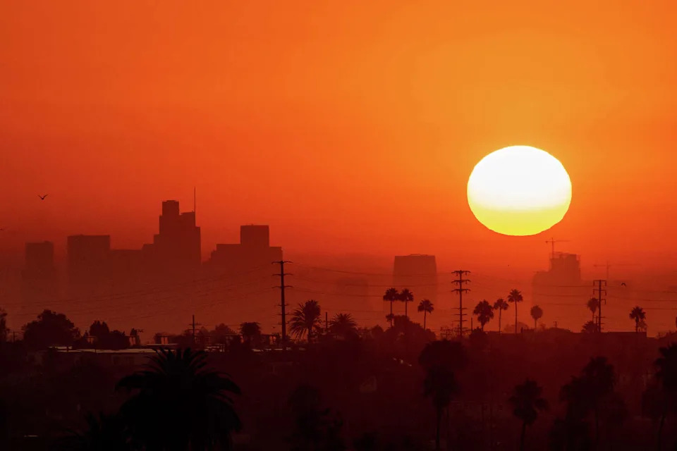 FILE: The sun rises over Los Angeles. (johnemac72/Getty Images)