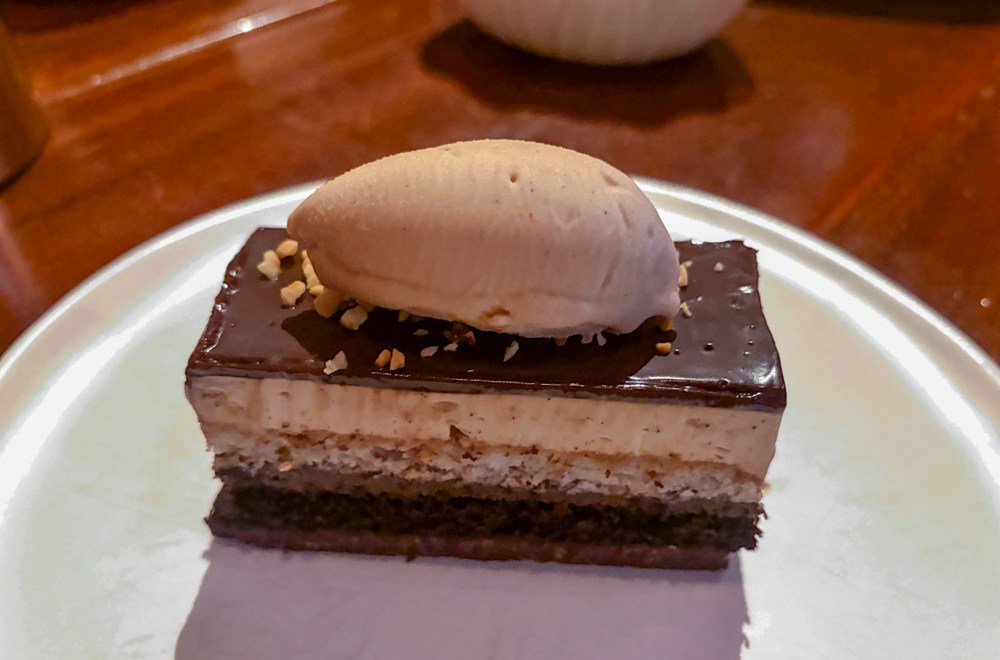 Opera cake from Republique.