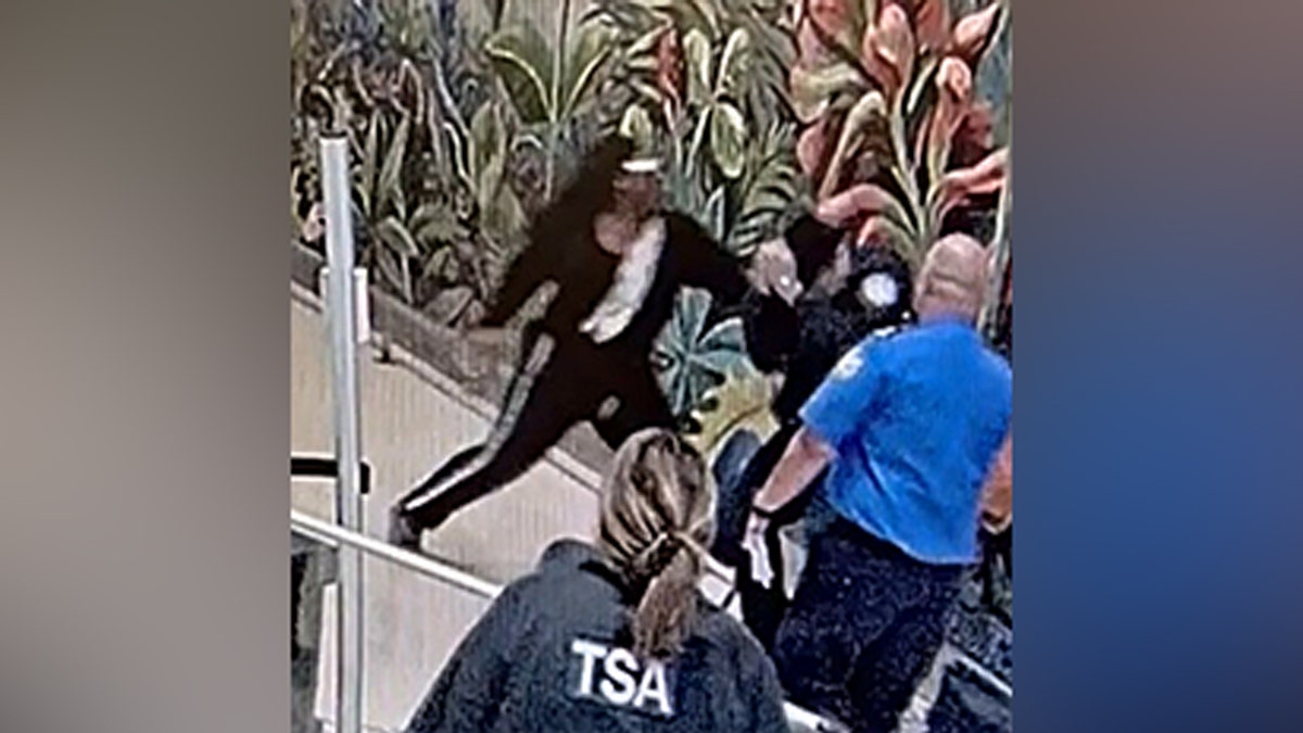 California man charged with attacking TSA officers