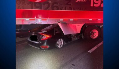Bay Area driver unscathed after dozing off and crashing into big rig