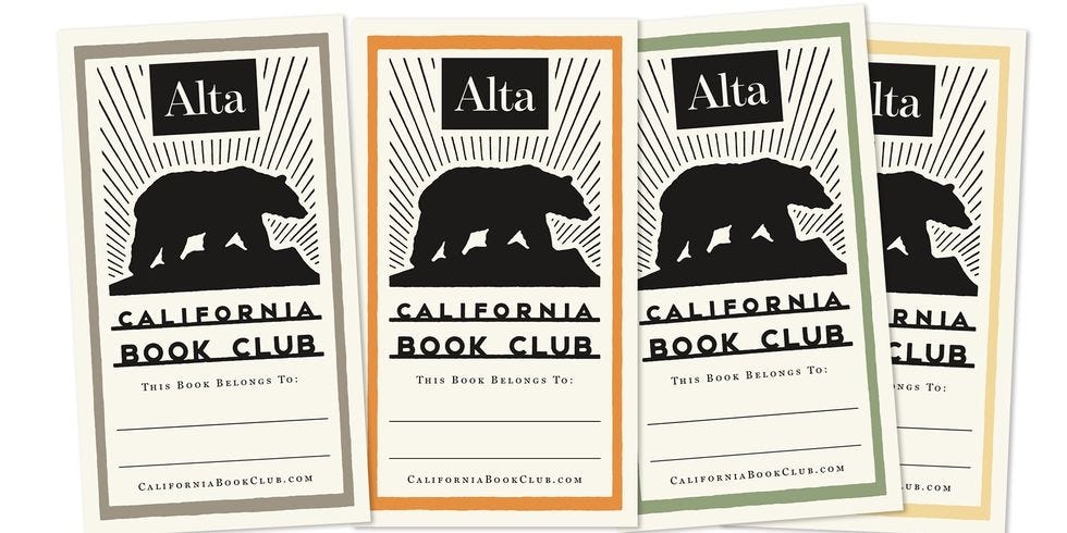 california book club bookplates