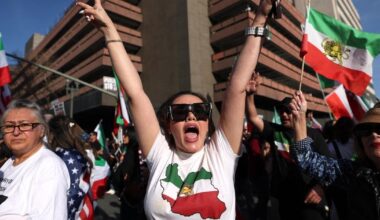 Iranians who fled regime to California celebrate Ayatollah's death