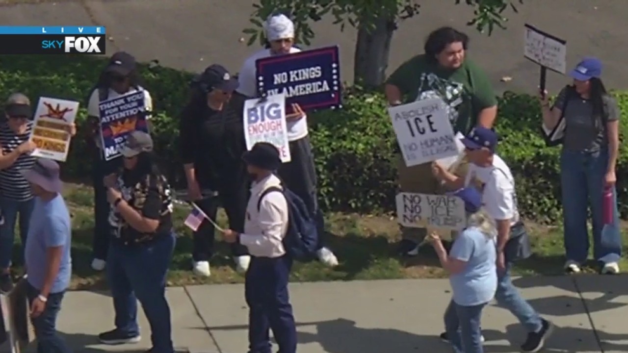 No Kings protest in Whittier