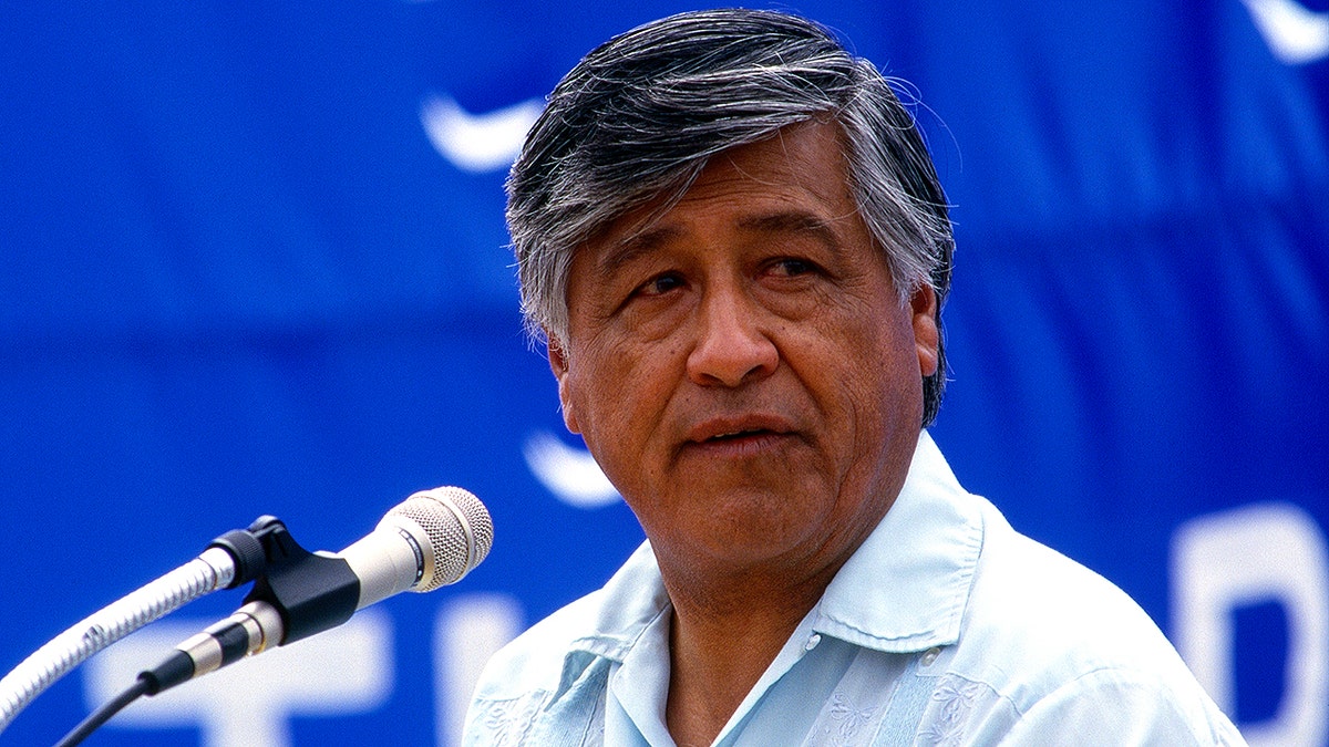 Labor union and civil rights leader Cesar Chavez