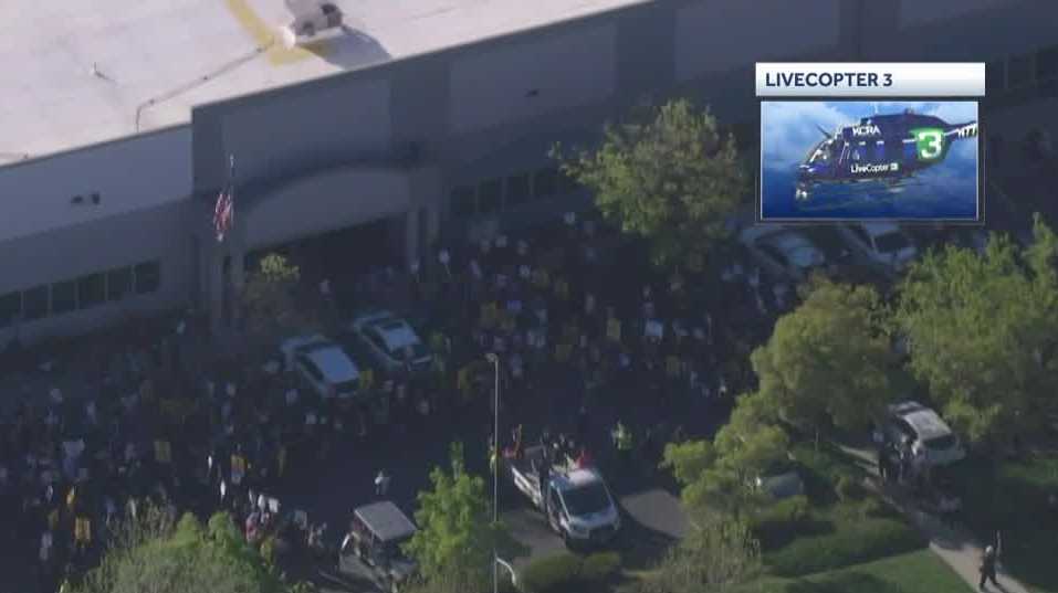 Natomas and Twin Rivers teachers unite for strike march in Sacramento