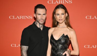Adam Levine and Behati Prinsloo