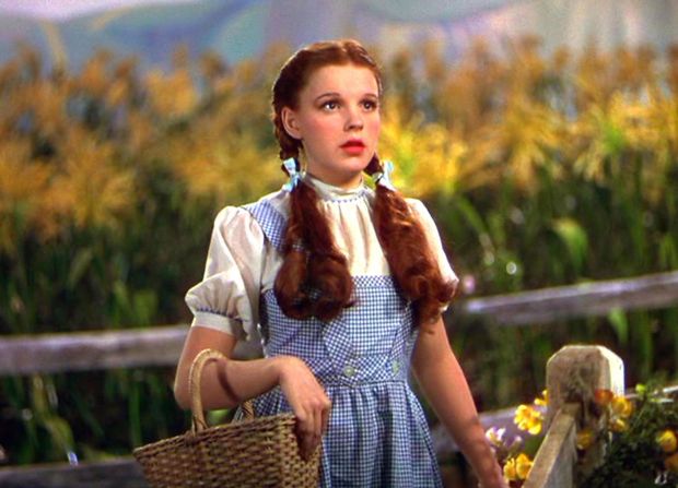 Judy Garland, pictured in "The Wizard of Oz," was embraced by her LGBTQ fans in life and in death.(Mgm/Kobal/Shutterstock via CNN Newsource)