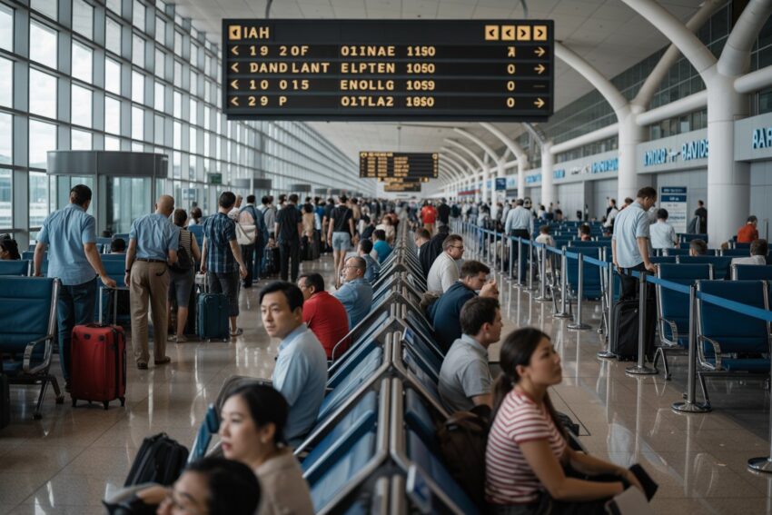 San francisco international airport in california faces travel chaos with 162 delays and 17 cancellations, leaving passengers frustrated amid staffing and safety issues.