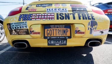 'Trump Car' owner refuses to settle with town that ordered him to take down flags